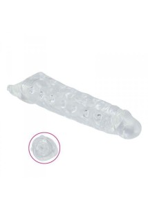 Nakładka na penisa przedłużająca – twarda końcówka, 28 cm, śr. 5,5 cm - 2