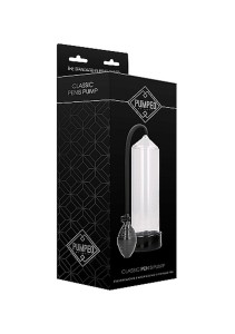 Pumped Classic pompka do penisa – ręczna, przezroczysta, 23 cm - 2