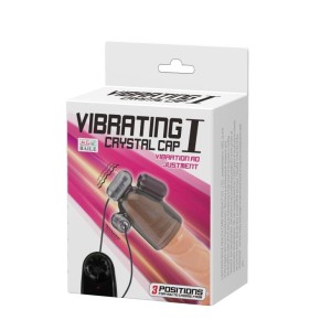 Pretty Love Vibrating Cristal Cap nakładka na penisa – wibrująca - 6