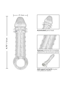 Ultimate Stud Extender nakładka na penisa – wydłużająca 5 cm, TPE - 5