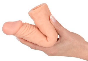 Nature Skin Sleeve+3 nakładka na penisa – wydłużająca 3 cm - 8