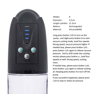 SUCK VACUM PENIS PUMP pompka do penisa elektryczna – z miarką - 15