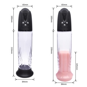 SUCK VACUM PENIS PUMP pompka do penisa elektryczna – z miarką - 16