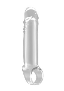Stretchy Penis Extension nakładka na penisa – wydłużająca, z paskiem - 1
