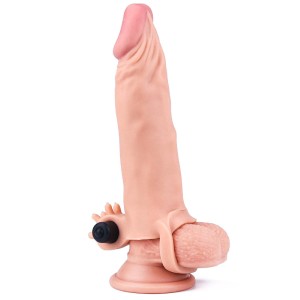 Pleasure X-Tender nakładka na penisa – wibrująca, przedłużająca - 4