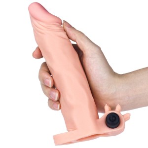 Pleasure X-Tender nakładka na penisa – wibrująca, przedłużająca - 5