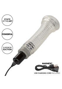 Vibro Air Pump pompka do penisa – wibracyjna, ładowana USB, czarna - 11