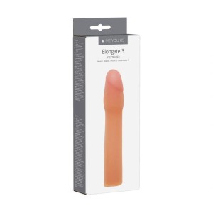 Me You Us Elongate 3 nakładka na penisa – wydłużająca o 7,6 cm, TPE - 3