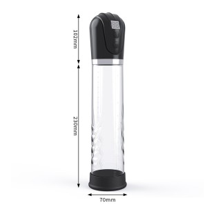 Premium LCD Pump pompka do penisa – elektryczna, automatyczna - 4