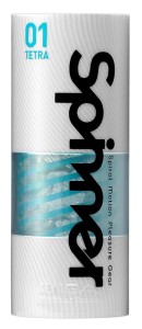 Tenga Spinner Tetra przezroczysty masturbator z wbudowaną cewką