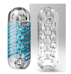 Tenga Spinner Tetra przezroczysty masturbator z wbudowaną cewką - 4