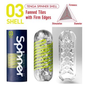 Tenga Spinner Shell masturbator z mechanizmem obrotowym - 7