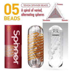 Tenga Spinner Beads masturbator z mechanizmem obrotowym - 7