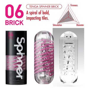 Tenga Spinner Shell masturbator neutralny – obrotowy, przezroczysty - 7