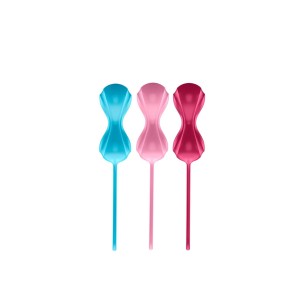 Satisfyer Balls C02 Double - kulki gejszy niebieski - 4