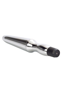 Waterproof masażer analny mocny i smukły – srebrny - 4