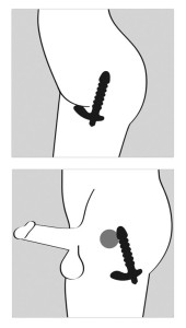 Black Velvets wibrator analny silnie żłobkowany – czarny - 9