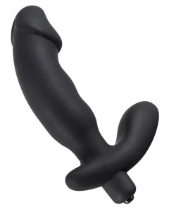 Rebel wibrator analny z dodatkowym stymulatorem – czarny - 3
