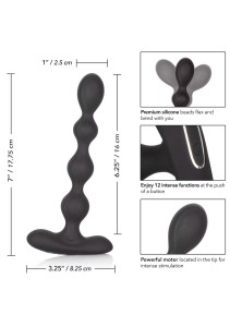 Eclipse wibrator analny mocne wibracje – czarny - 5