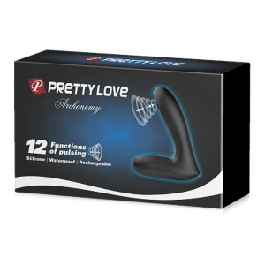 Pretty Love masażer analny 12 pulsacji – czarny, wodoodporny - 6