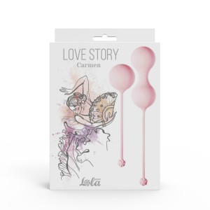 Lola Toys Love Story Carmen kulki gejszy – silikonowe, 44–73 g - 1