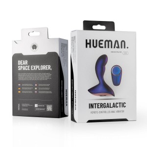 Hueman wibrator analny bezprzewodowy pilot - fioletowy - 3