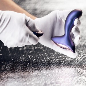 Hueman wibrator analny bezprzewodowy pilot - fioletowy - 8