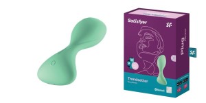 Satisfyer Trendsetter Connect App - wibrator analny sterowany telefonem miętowy - 1