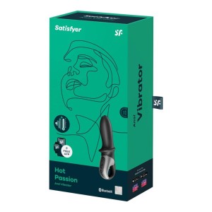 Satisfyer Hot Passion - wibrator analny ogrzewany czarny - 4