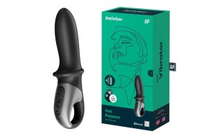 Satisfyer Hot Passion - wibrator analny ogrzewany czarny - 5