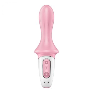 Satisfyer Air Pump Booty 5+ - korek analny sterowany telefonem czerwony