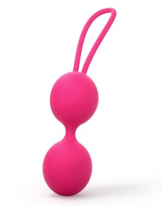 Marc Dorcel Dual Balls Magenta kulki gejszy – silikonowe, drgające - 1