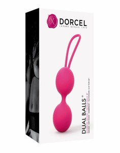 Marc Dorcel Dual Balls Magenta kulki gejszy – silikonowe, drgające - 2