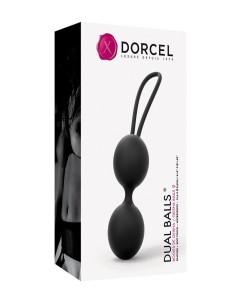 Marc Dorcel Dual Balls Noir kulki gejszy – silikonowe, z obciążeniem - 4