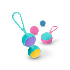 Vita Kegel Ball Set kulki gejszy – silikonowe, zestaw progresywny - 5