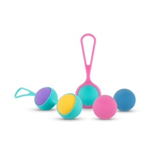 Vita Kegel Ball Set kulki gejszy – silikonowe, zestaw progresywny - 7
