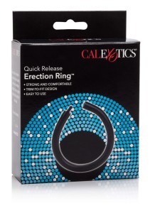Quick Release pierścień erekcyjny elastyczny – czarny - 2