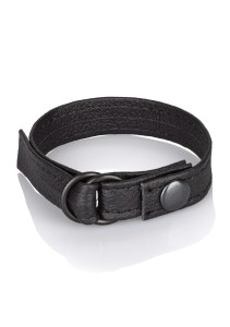 Leather Cinch pierścień erekcyjny regulowany – czarny, bez niklu - 3