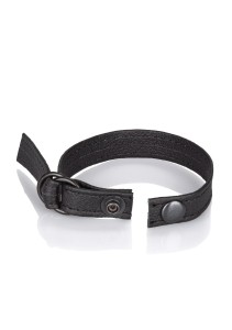 Leather Cinch pierścień erekcyjny regulowany – czarny, bez niklu - 4
