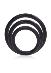 Silicone Support Rings pierścienie erekcyjne elastyczne – czarne - 4