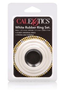 Rubber Ring zestaw pierścieni bez wibracji – biały, elastyczny - 2