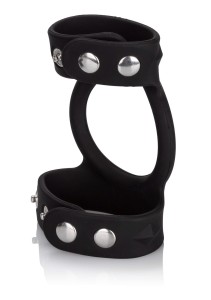 Silicone Tri-Snap pierścień erekcyjny z regulacją i elastycznością - 1