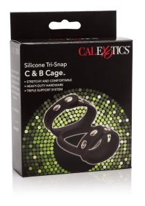 Silicone Tri-Snap pierścień erekcyjny z regulacją i elastycznością - 2