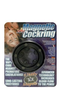 MAGNETIC pierścień erekcyjny z rozciągliwego silikonu - 1