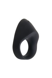 NIGHT RIDER BLACK pierścień wibrujący wodoodporny z wypustką - 2