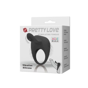 Pretty Love Tonguo pierścień wibrujący z wypustką i silnym nabojem - 8