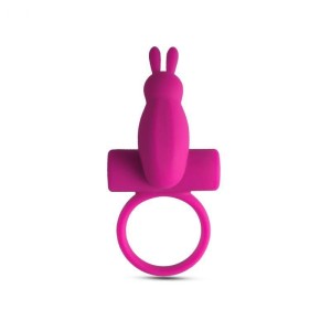 Pink anello fallico z wibracjami dla par i lepszej erekcji - 3