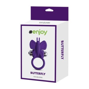 Toyz4Lovers pierścień wibrujący z motylkiem dla par - 6