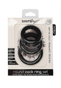 Round Cock Ring Set pierścień erekcyjny dla lepszej erekcji - 2
