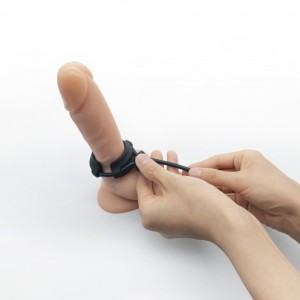 FIT RING pierścień erekcyjny z regulacją i silikonem - 14